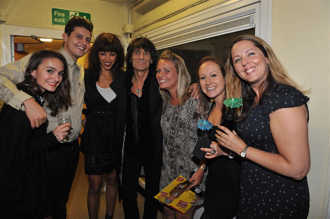 The Fever team with Ronnie Wood