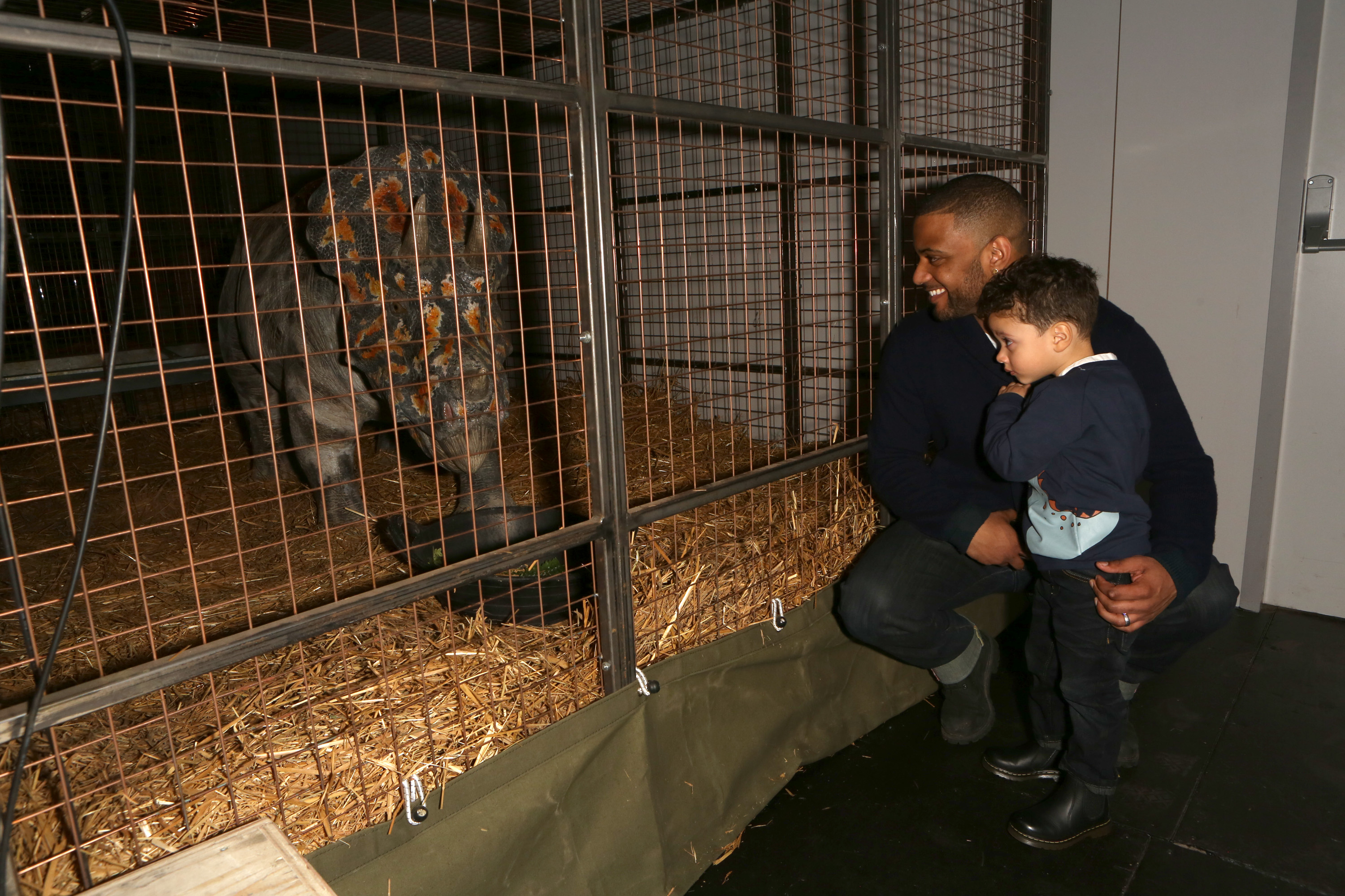JB Gill at the launch of Dinosaurs in the Wild in London